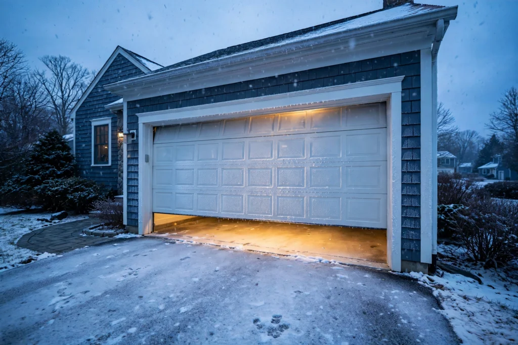 Garage Door Winter Maintenance in Chicopee, MA: 9-Step Guide